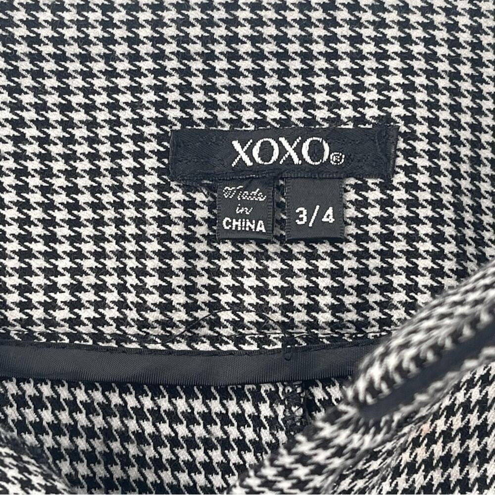 XOXO Monochrome Checkered Pencil Skirt size 3/4 - Picture 7 of 7